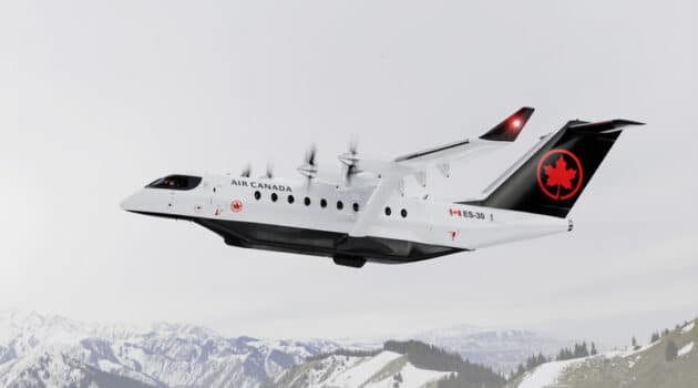 Air Canada koopt eerste elektrisch-hybride vliegtuigen aan