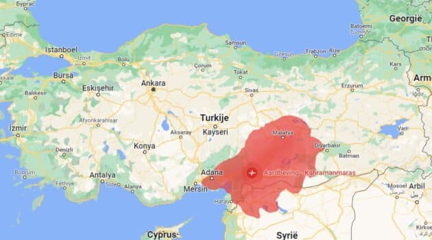Aardbeving Turkije/Syrië