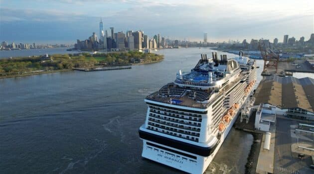 MSC Meraviglia arriveert in New York, voor cruises het hele jaar door