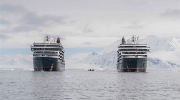 Seabourn Pursuit en Seabourn Venture: bijzondere ontmoeting in Antarctica