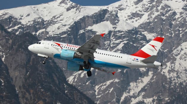 Austrian Airlines start wintervlucht vanuit Brussel