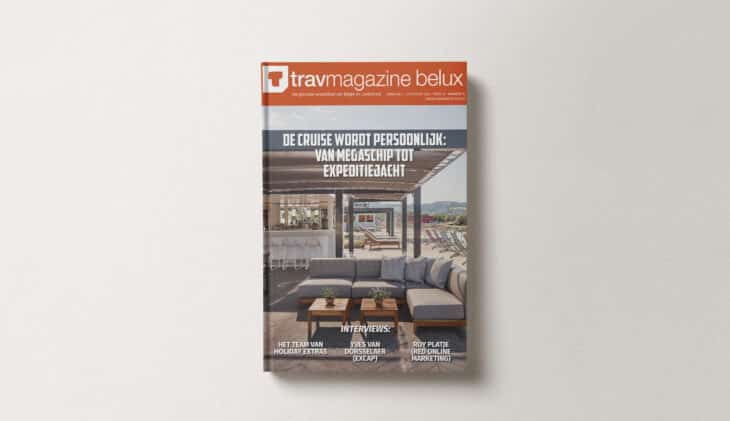 Editie 15 van TravMagazine BeLux online: “De cruise wordt persoonlijker”